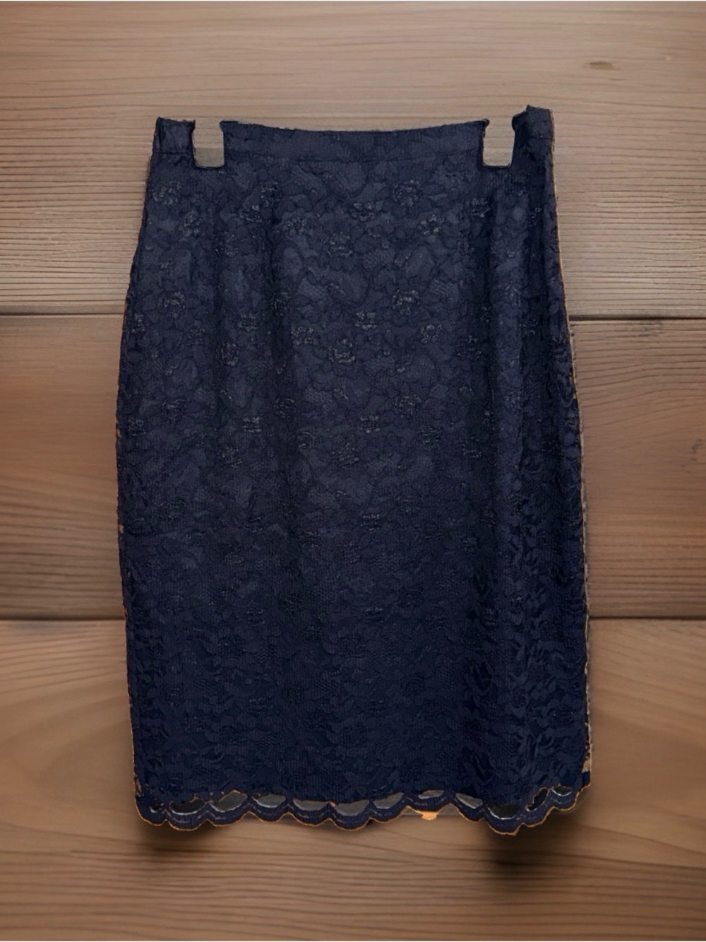 Jerry Lewis Classic Luxuries Women's Black Lace Pencil Skirt w/Side Zipper-M-EC